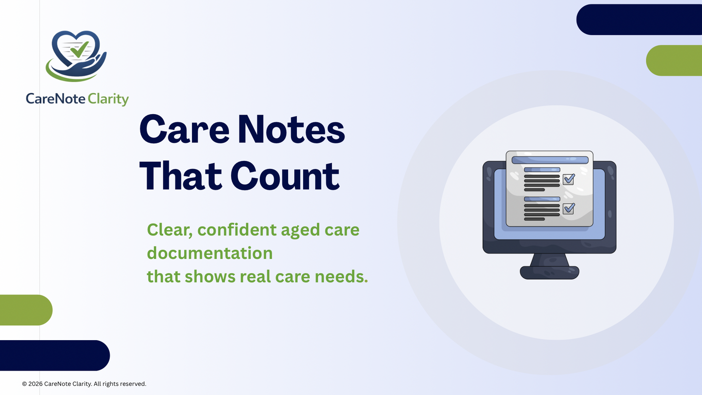 Care Notes That Count - Foundations